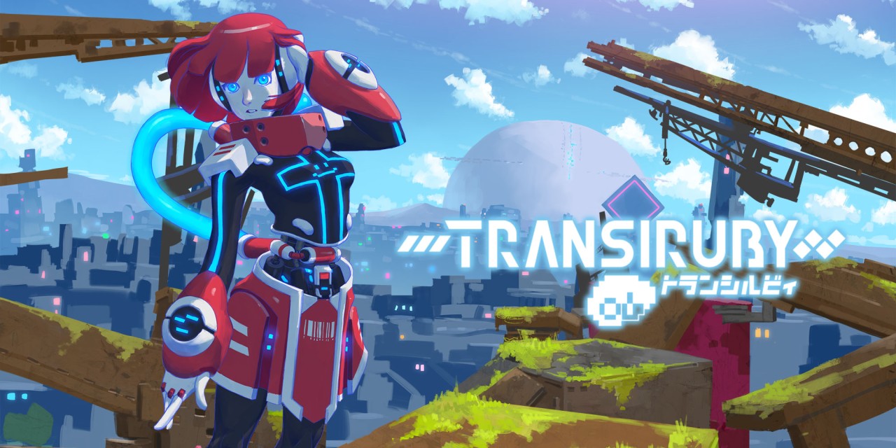 Transiruby title screen for Nintendo Switch
