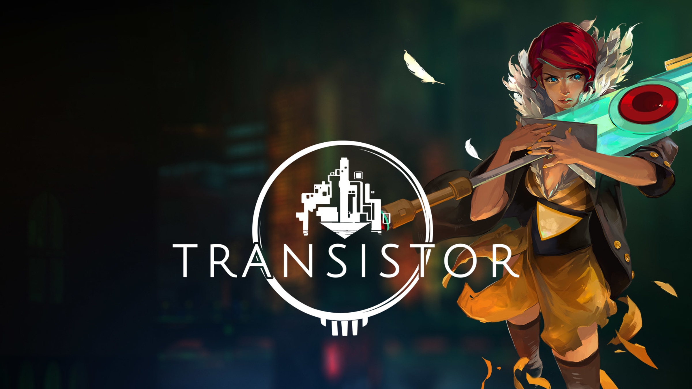 Transistor title screen for Nintendo Switch