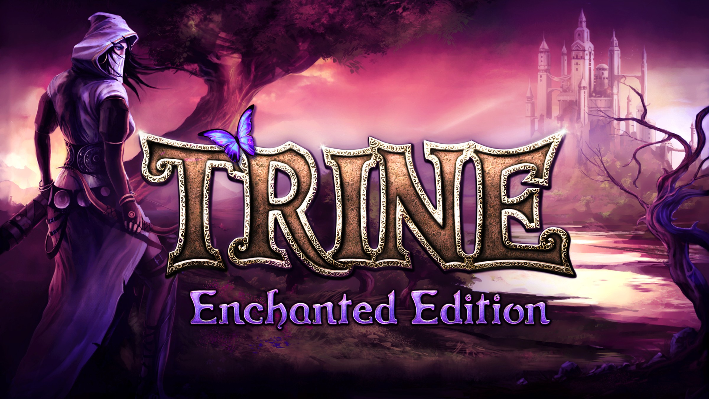 Trine Series 1-3 title screen for Nintendo Switch