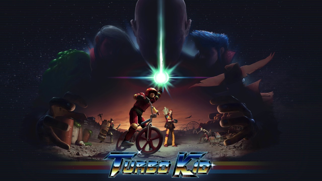 Turbo Kid title screen for Nintendo Switch