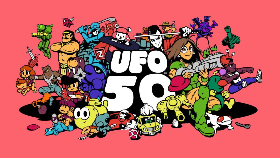 UFO 50 title screen for Nintendo Switch