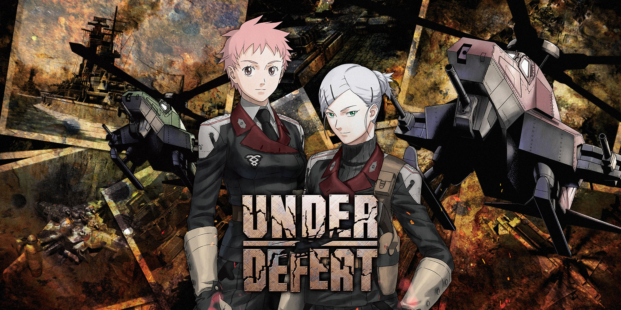 Under Defeat title screen for Nintendo Switch