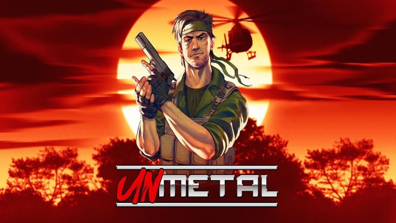 UnMetal title screen for Nintendo Switch