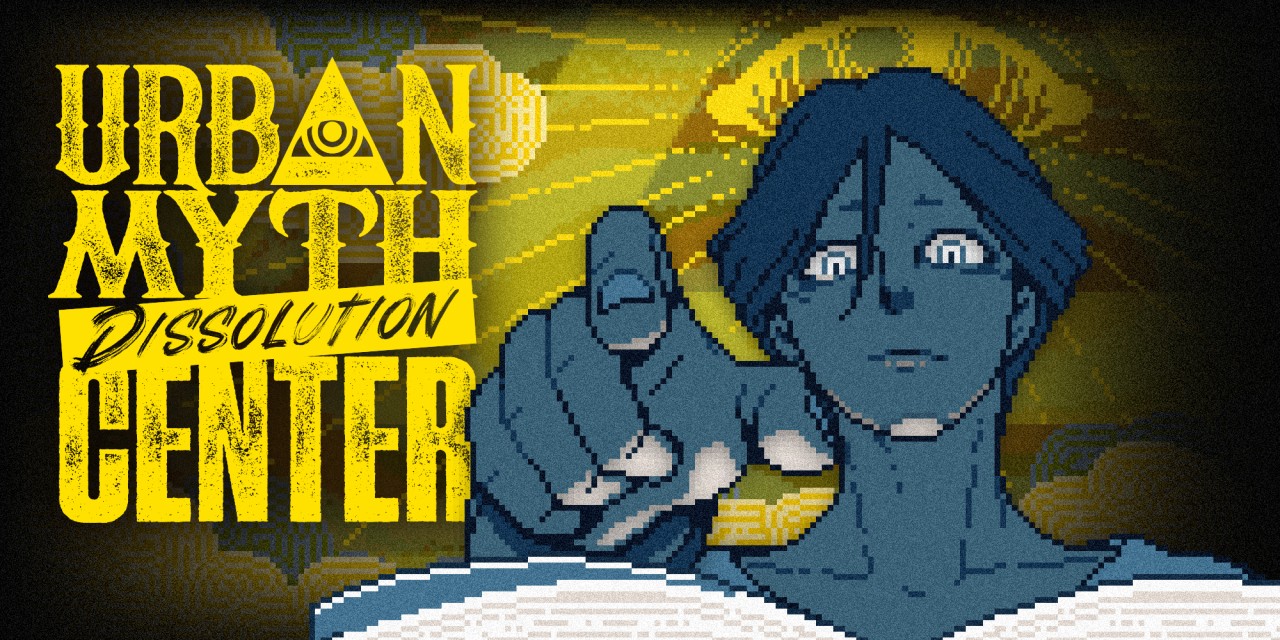 Urban Myth Dissolution Center title screen for Nintendo Switch