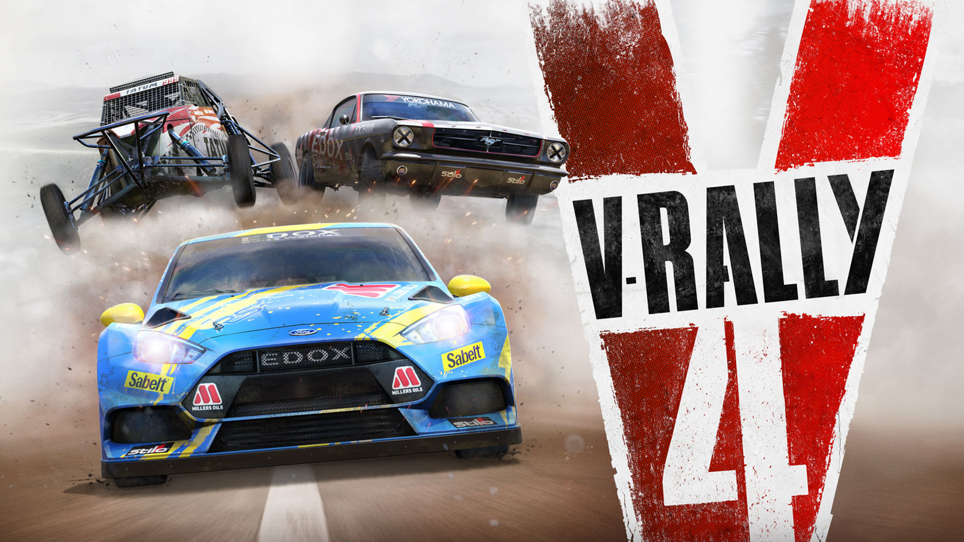 V-Rally 4 title screen for Nintendo Switch