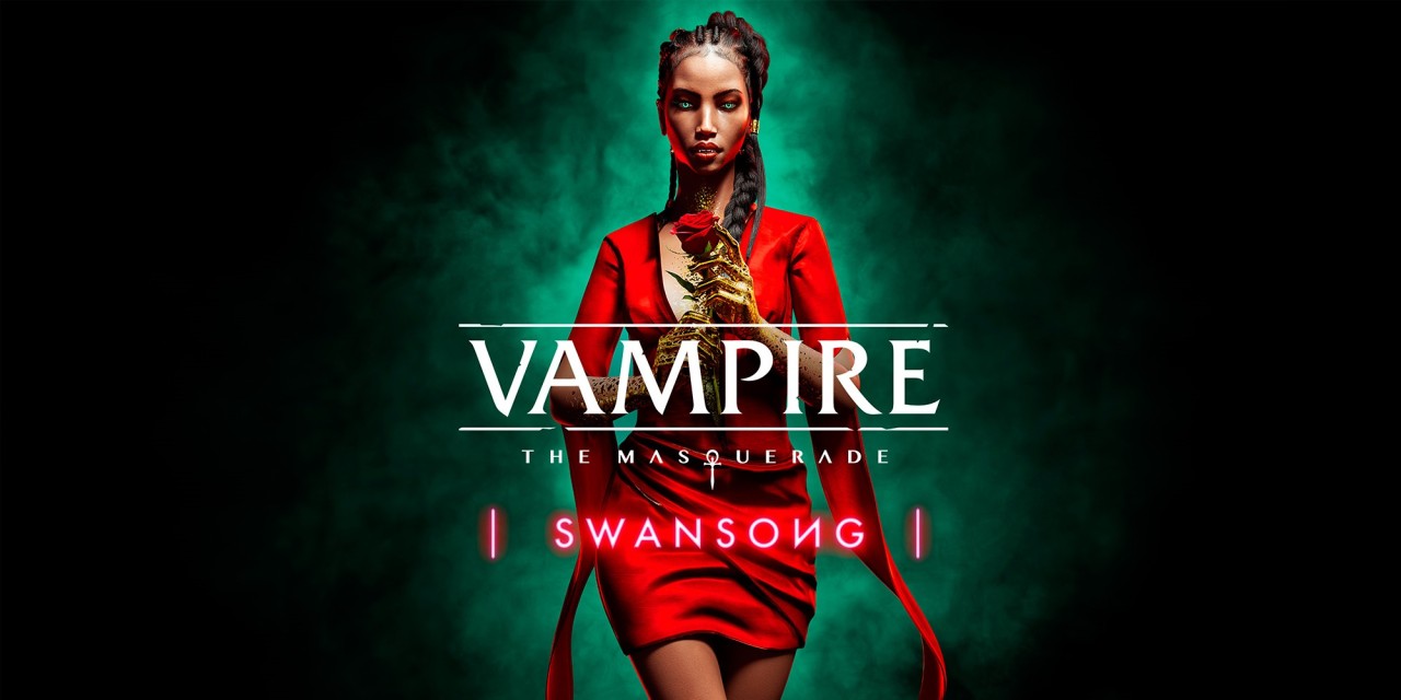 Vampire: The Masquerade Swansong title screen for Nintendo Switch