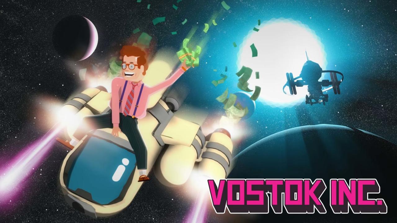 Vostok Inc title screen for Nintendo Switch