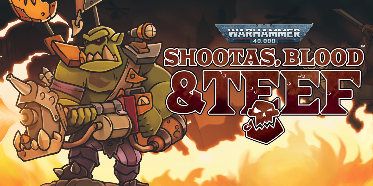 Warhammer 40,000: Shootas, Blood & Teef title screen for Nintendo Switch