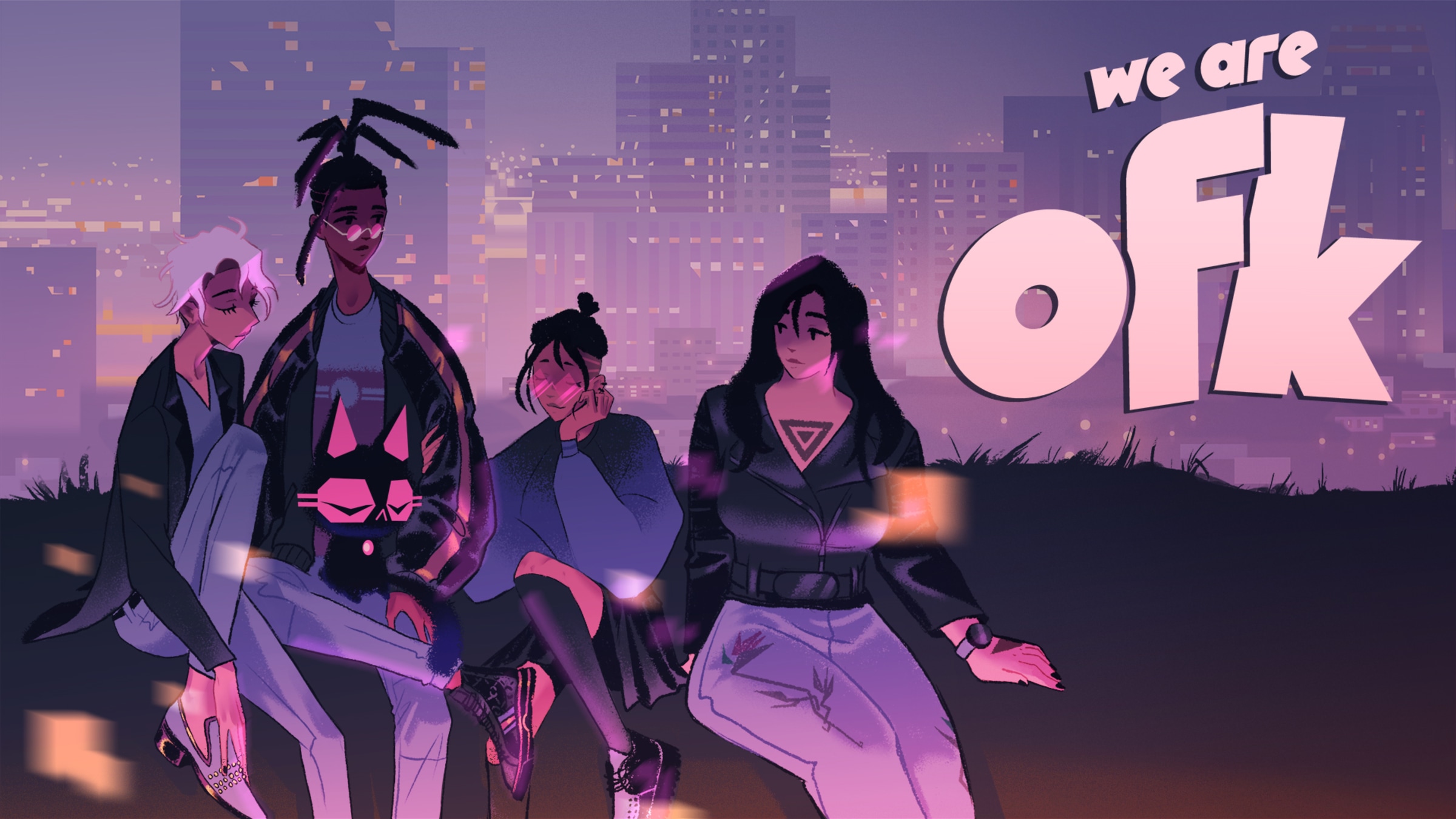 We Are OFK title screen for Nintendo Switch