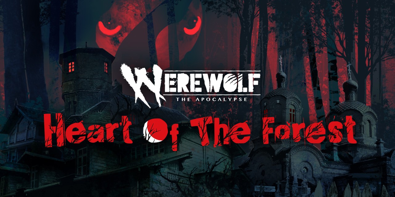 Werewolf The Apocalypse - Heart of the Forest title screen for Nintendo Switch