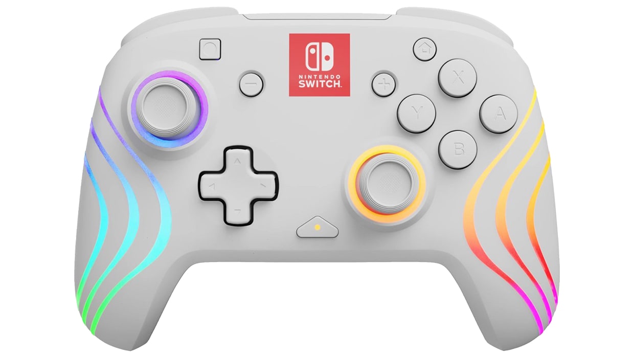 White Wireless Controller title screen for Nintendo Switch