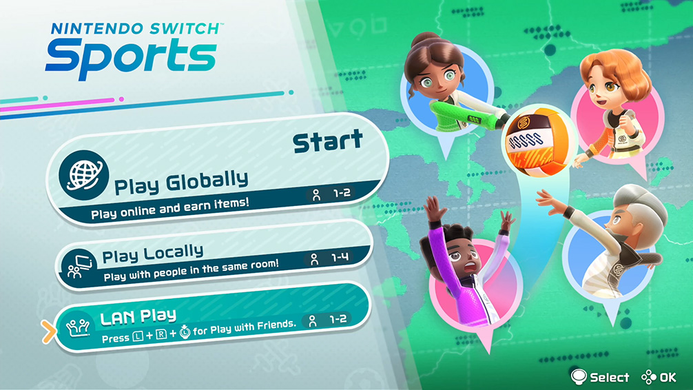 Wild Card Football title screen for Nintendo Switch