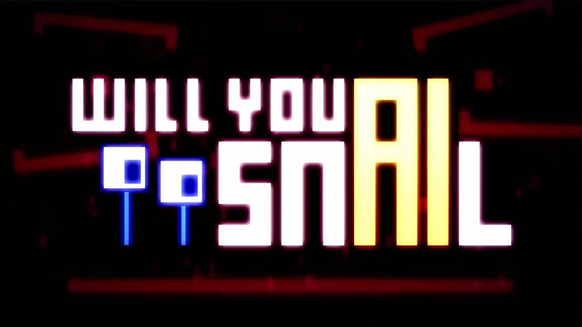 Will You Snail title screen for Nintendo Switch