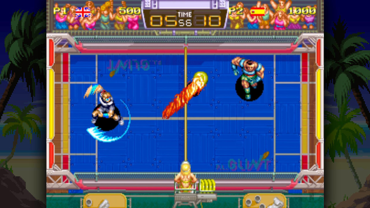 Windjammers [Collector's Edition] title screen for Nintendo Switch