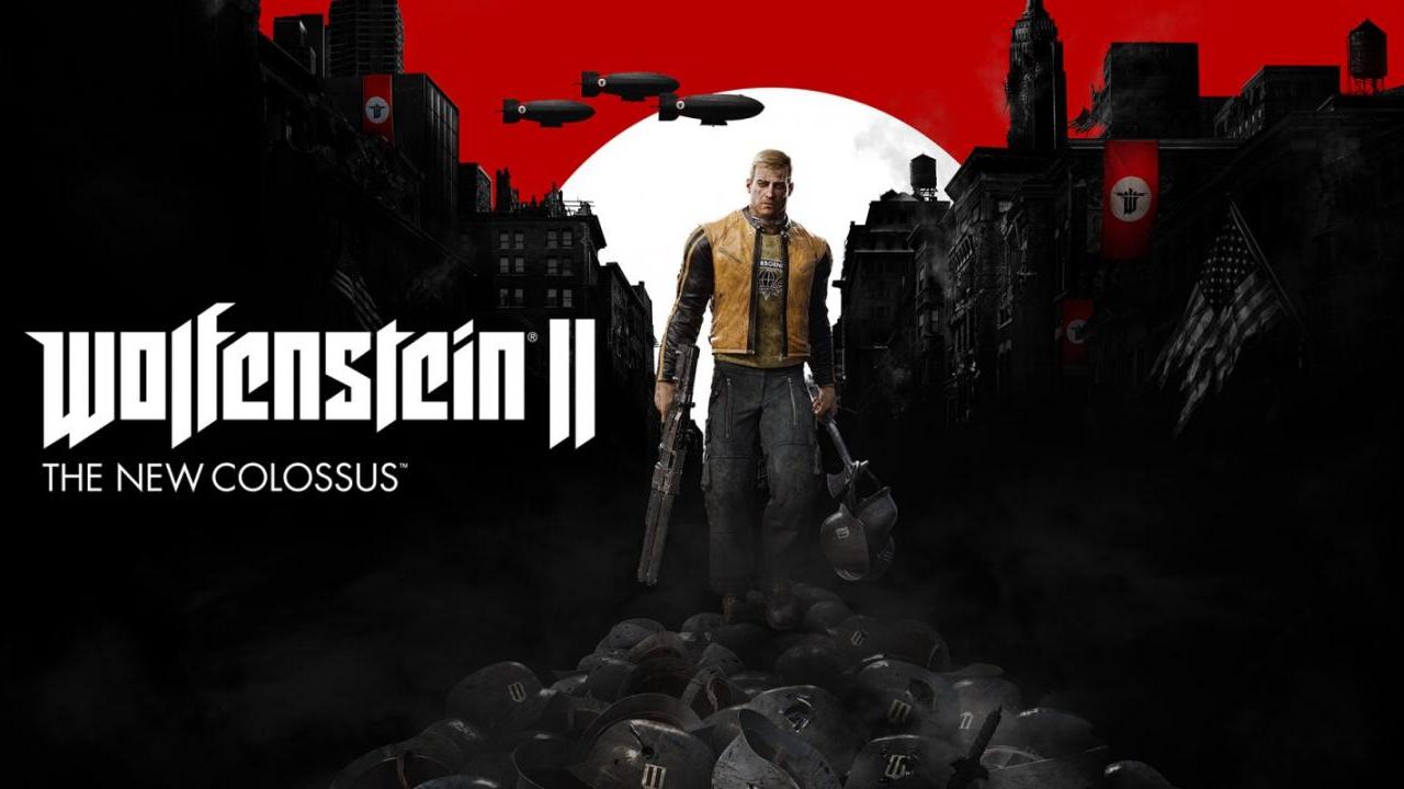 Wolfenstein II: The New Colossus [Limited Run] title screen for Nintendo Switch