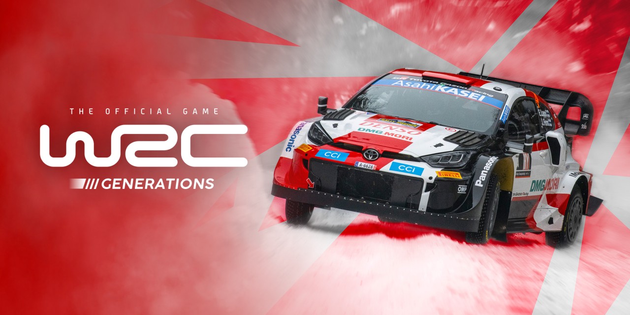 WRC Generations title screen for Nintendo Switch