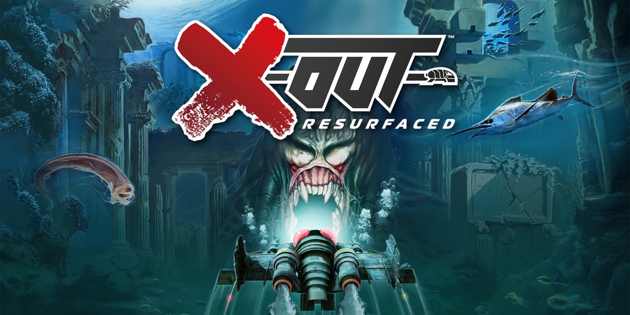 X-Out: Resurfaced title screen for Nintendo Switch