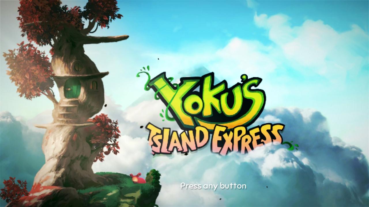 Yoku's Island Express title screen for Nintendo Switch