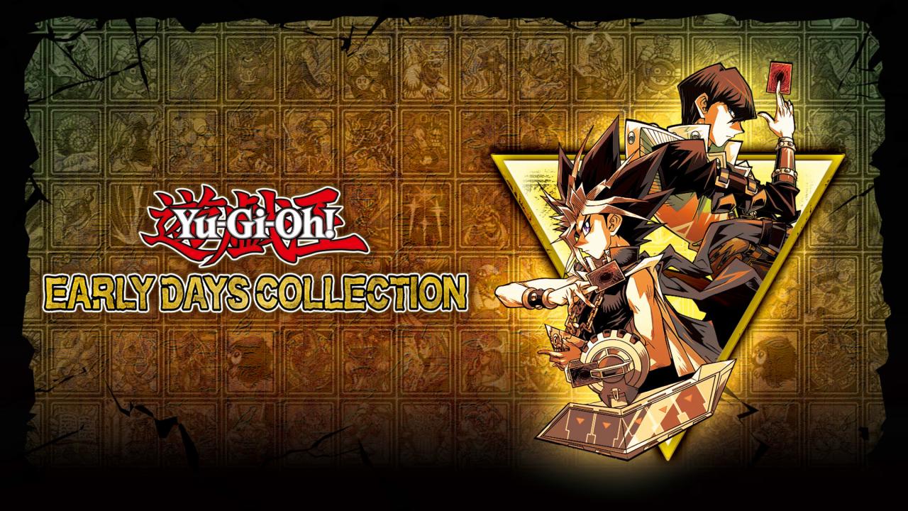 Yu-Gi-Oh! Early Days Collection title screen for Nintendo Switch