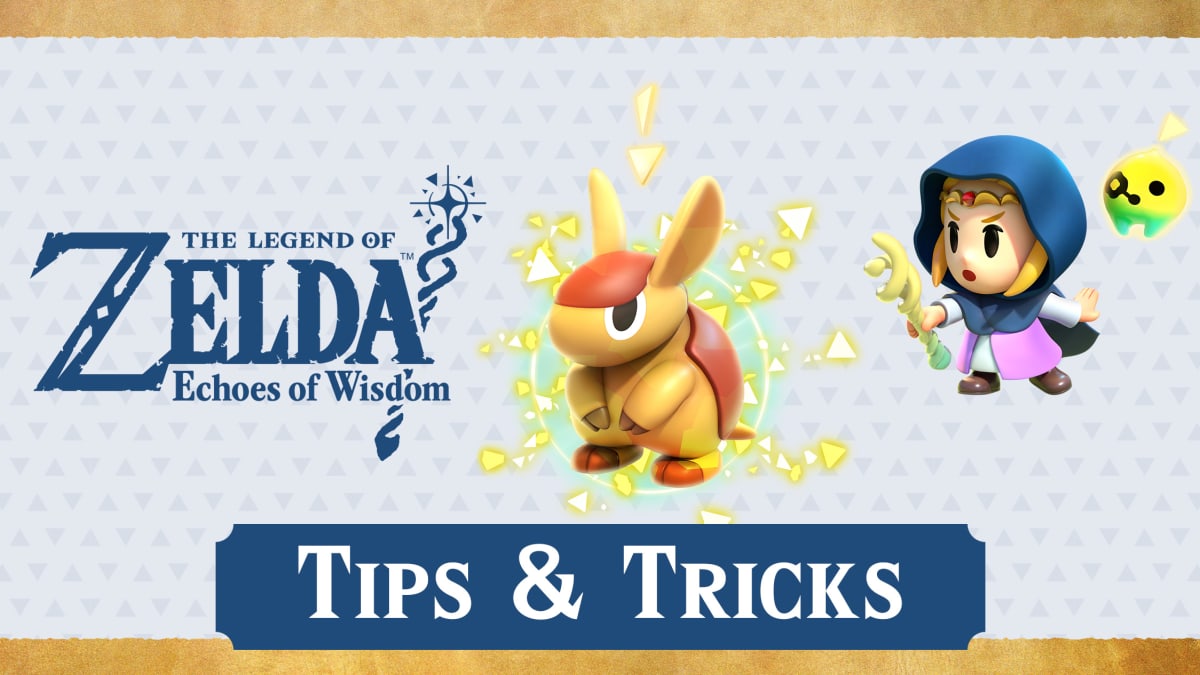 Zelda: Echoes Of Wisdom title screen for Nintendo Switch