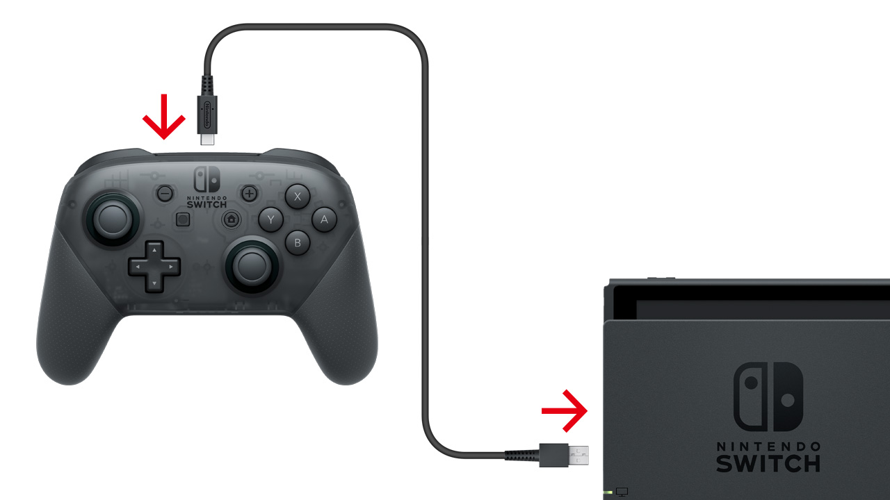 Zelda Silhouette Wireless Controller title screen for Nintendo Switch