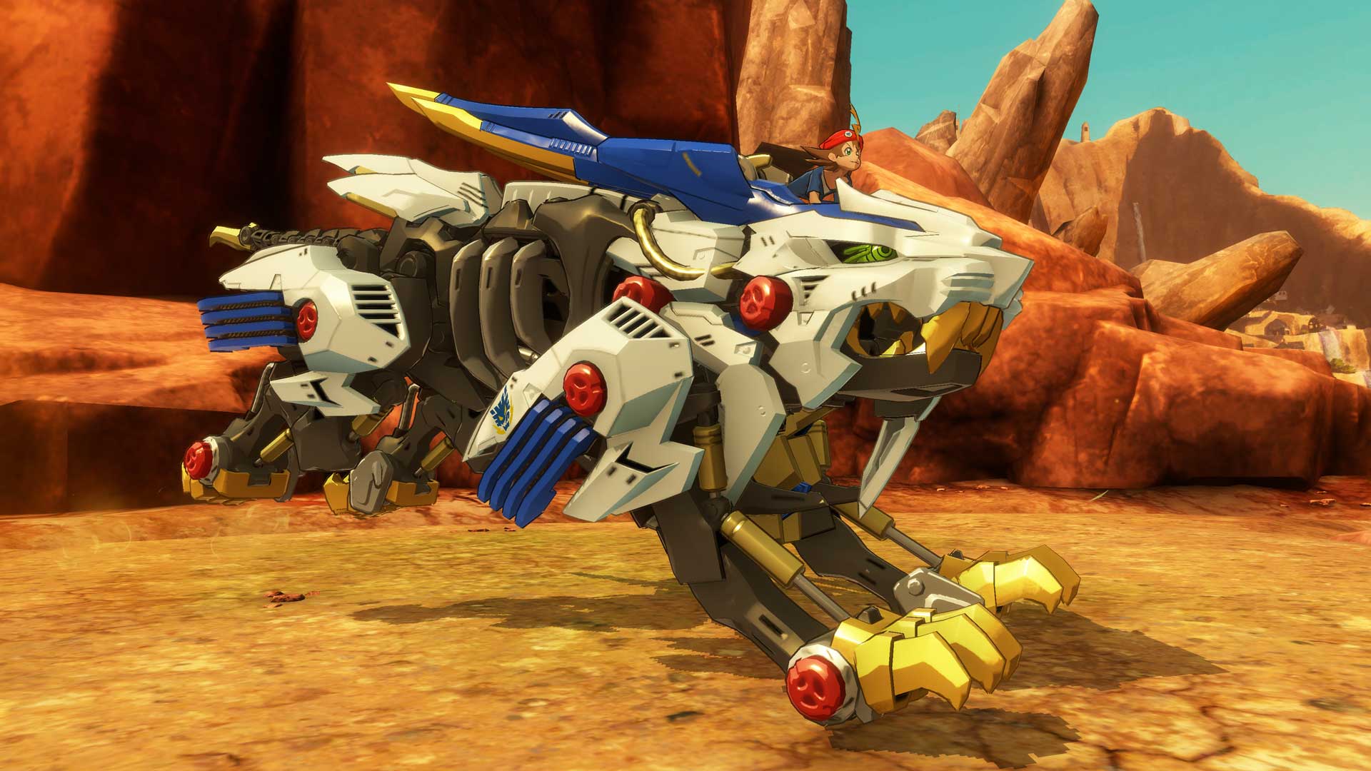 Zoids Wild: Blast Unleashed title screen for Nintendo Switch