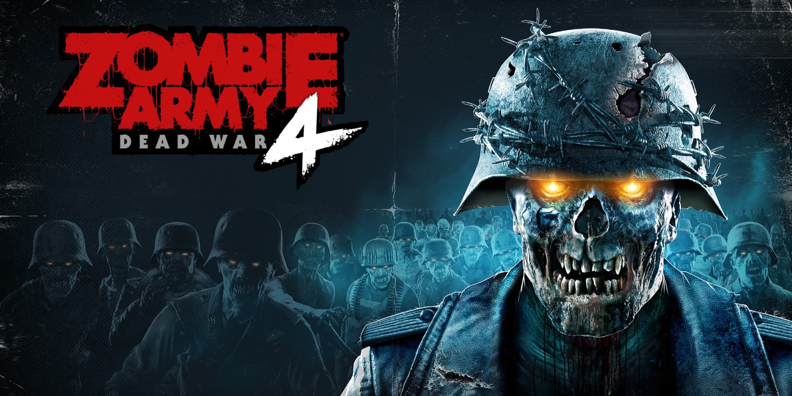 Zombie Army 4: Dead War title screen for Nintendo Switch