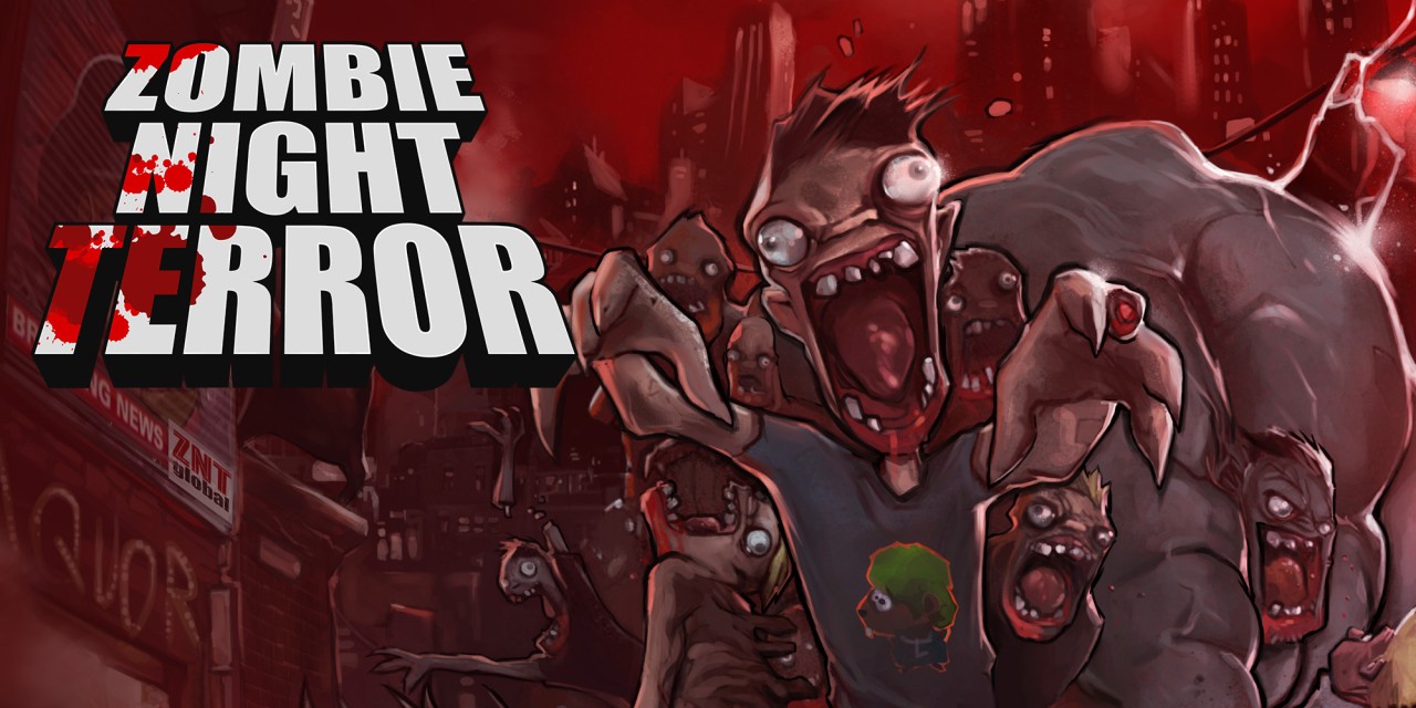 Zombie Night Terror title screen for Nintendo Switch