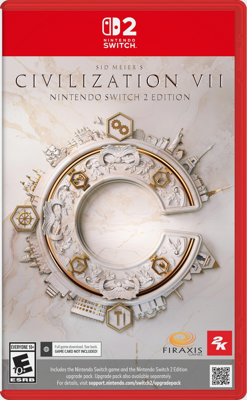 Civilization VII box art for Nintendo Switch 2