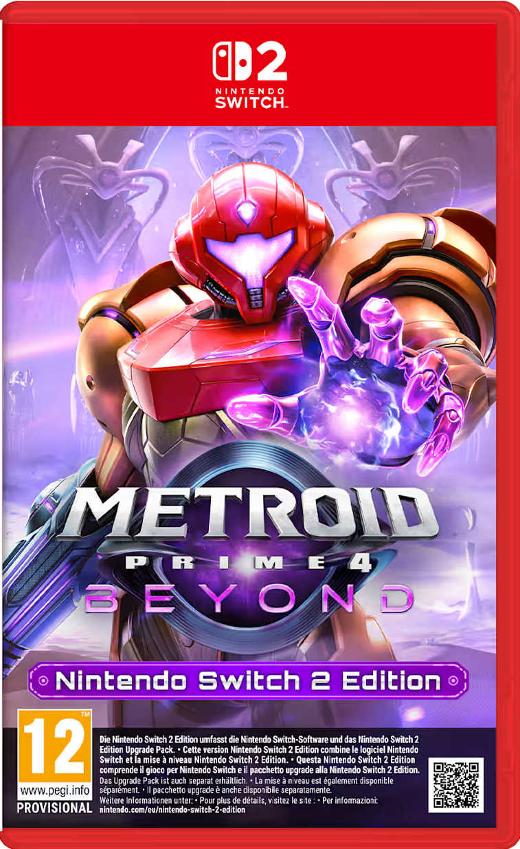 Metroid Prime 4: Beyond box art for Nintendo Switch 2