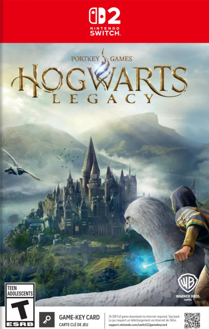 Hogwarts Legacy box art for Nintendo Switch 2