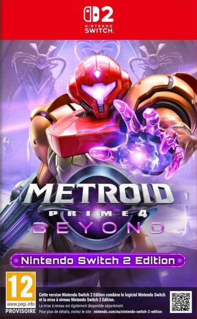 Metroid Prime 4: Beyond box art for Nintendo Switch 2