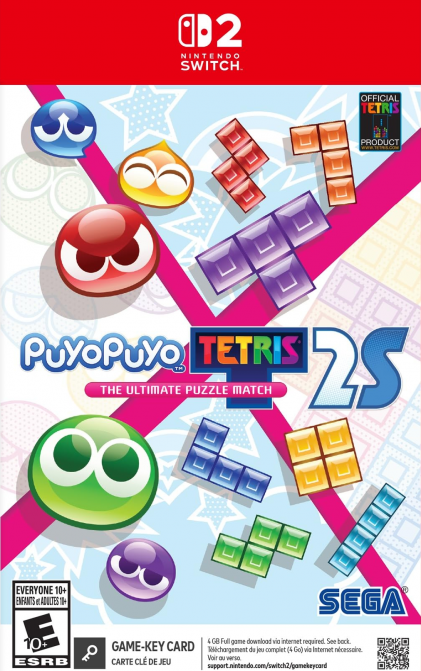 Puyo Puyo Tetris 2S box art for Nintendo Switch 2