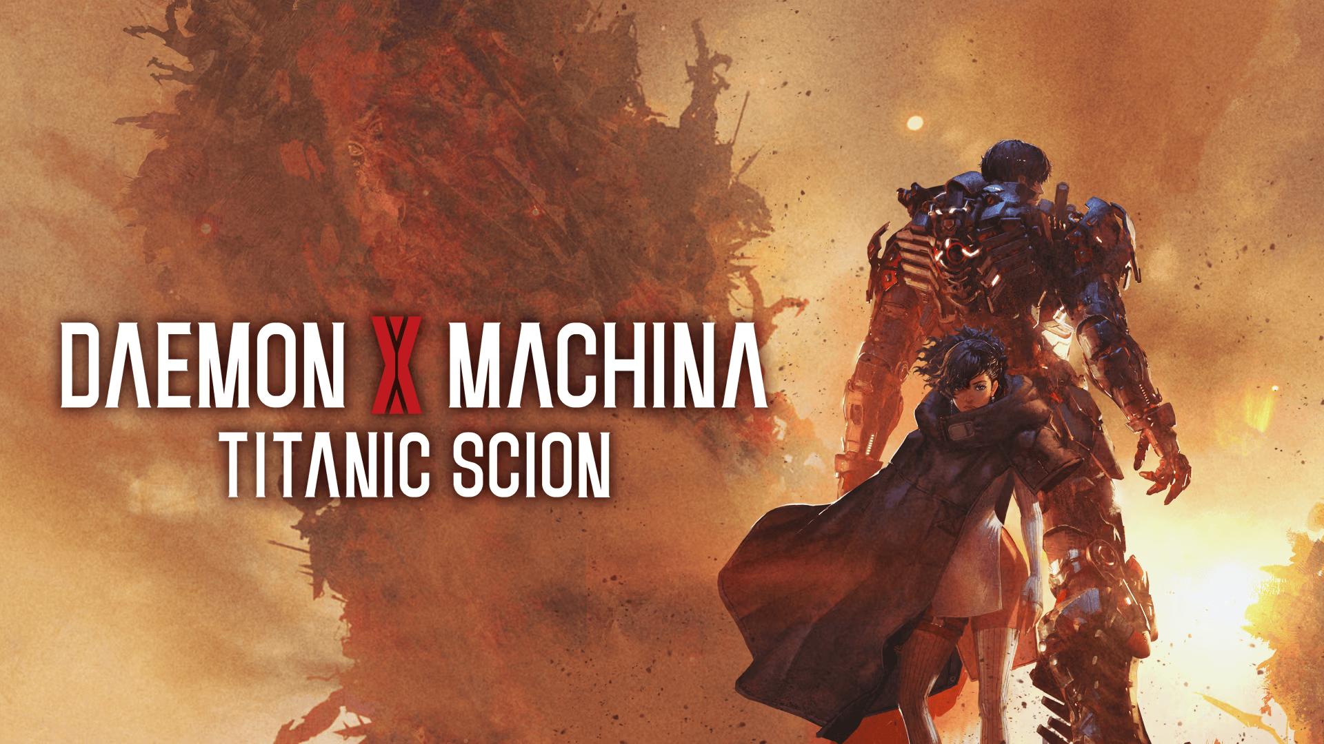 Daemon X Machina: Titanic Scion title screen for Nintendo Switch 2