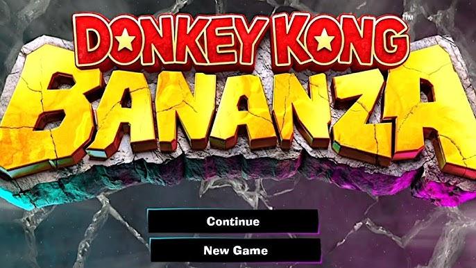 Donkey Kong Bananza title screen for Nintendo Switch 2