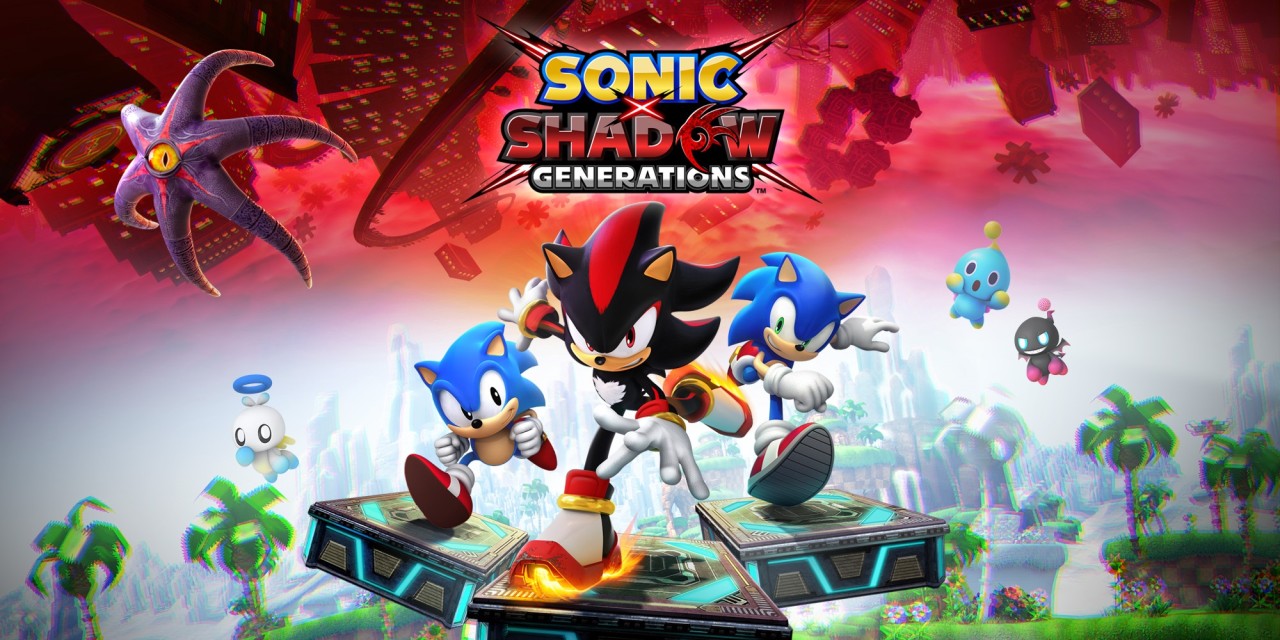 Sonic X Shadow Generations title screen for Nintendo Switch 2