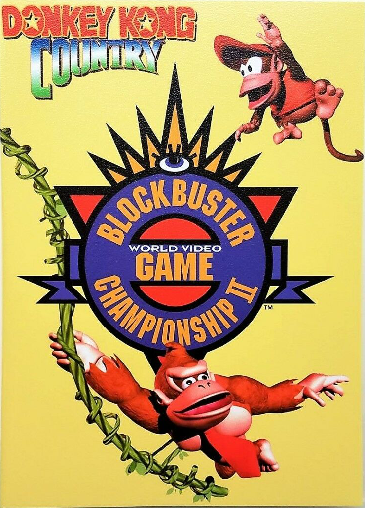 Donkey Kong Country Competition box art for Super Nintendo