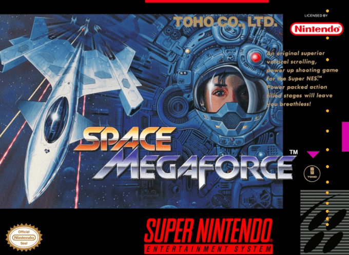 Space MegaForce box art for Super Nintendo