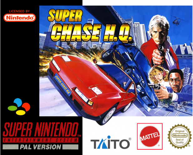 Super Chase H.Q. box art for Super Nintendo