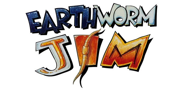 Earthworm Jim logo for Super Nintendo