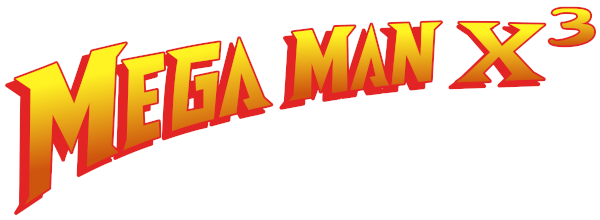 Mega Man X3 logo for Super Nintendo