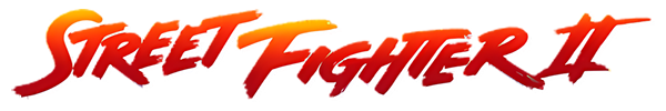 Street Fighter II logo for Super Nintendo