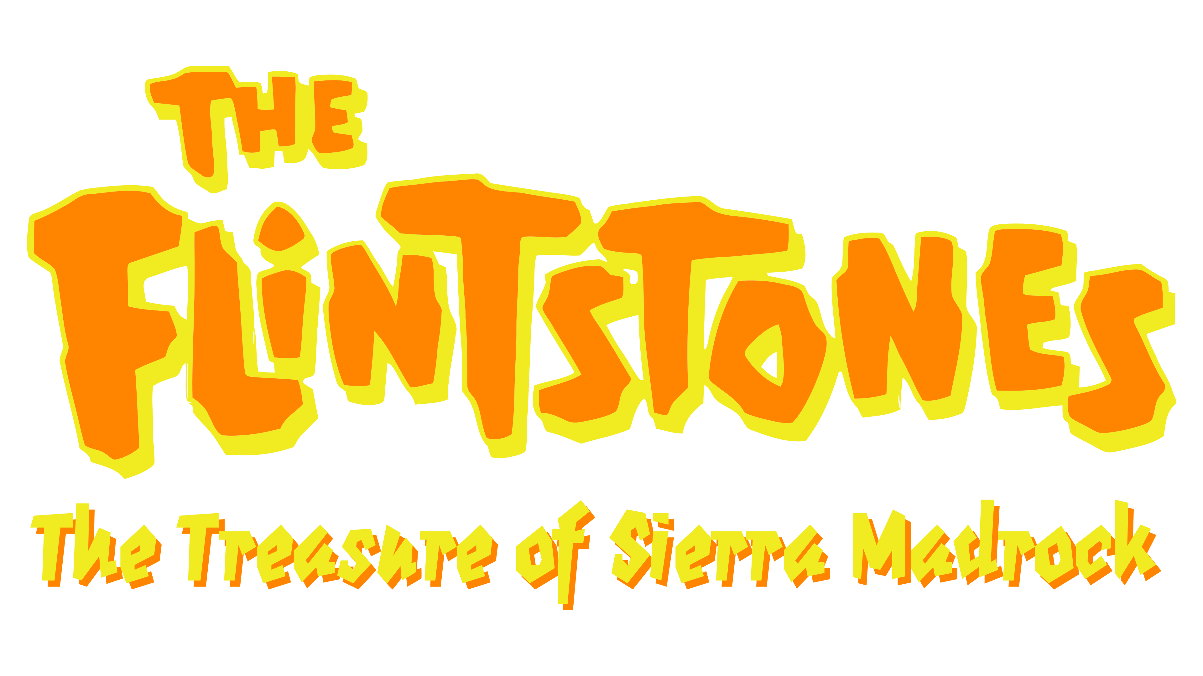 The Flintstones The Treasure of Sierra Madrock logo for Super Nintendo