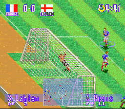International Superstar Soccer Deluxe screenshot 3 for Super Nintendo
