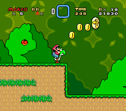 Super Mario World screenshot 3 for Super Nintendo