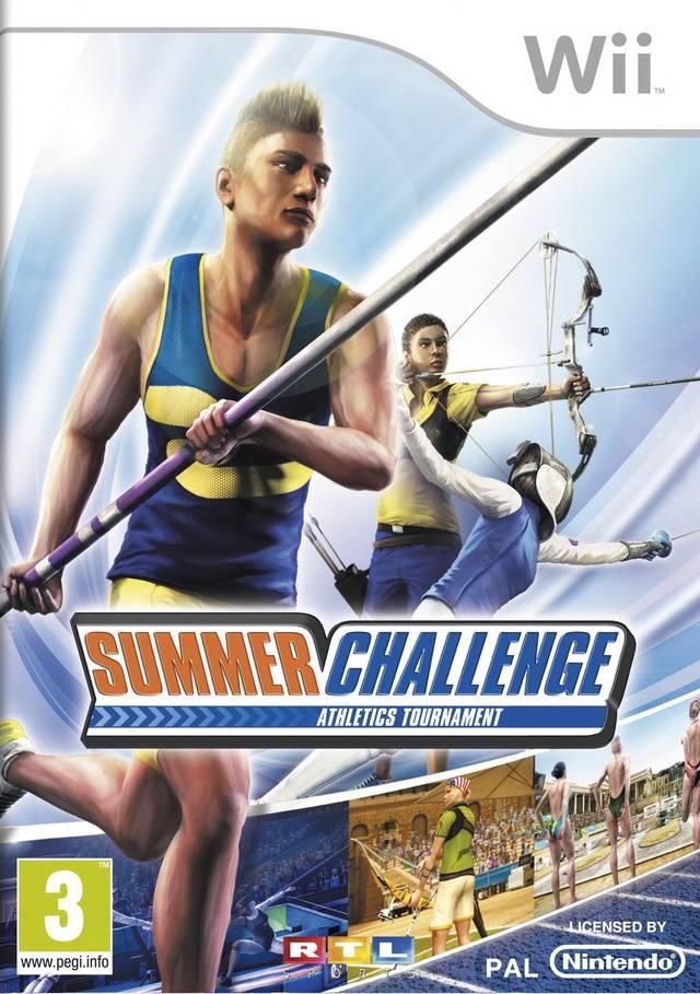 Summer Challenge: Athletics Tournament box art for Wii