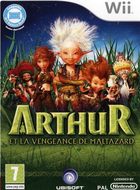 Arthur and the Revenge of Maltazard box art for Wii