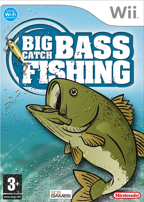 Big Catch Bass Fishing box art for Wii