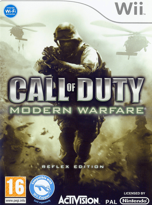 Call of Duty: Modern Warfare Reflex Edition box art for Wii