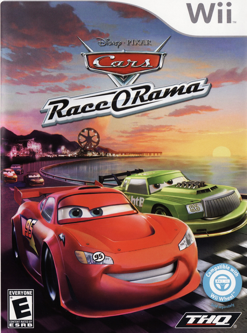 Cars Race-O-Rama box art for Wii